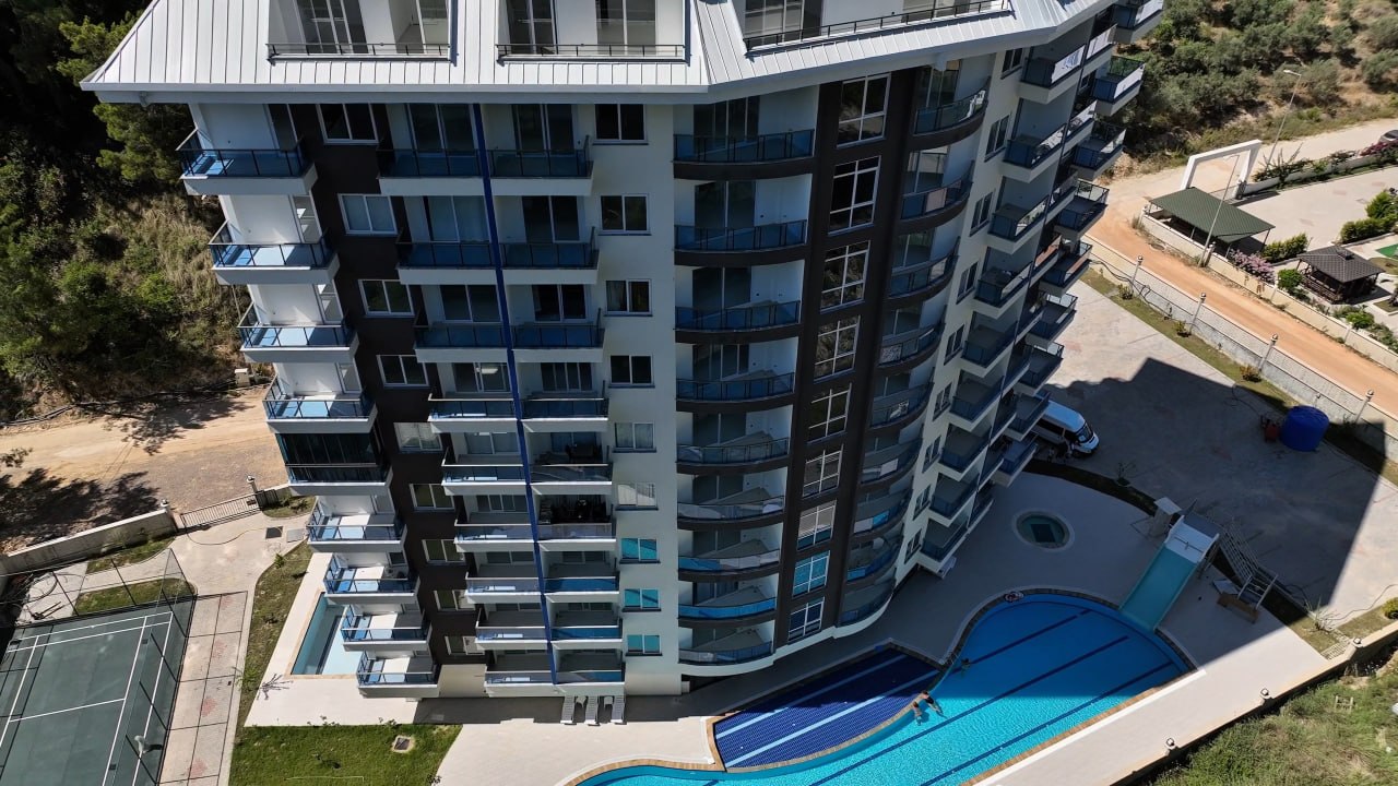 Avsallar'da Aqua Blue Konut Projesi - Denize 950 m Mesafede - 1+1 - 2+1 - Penthouse
