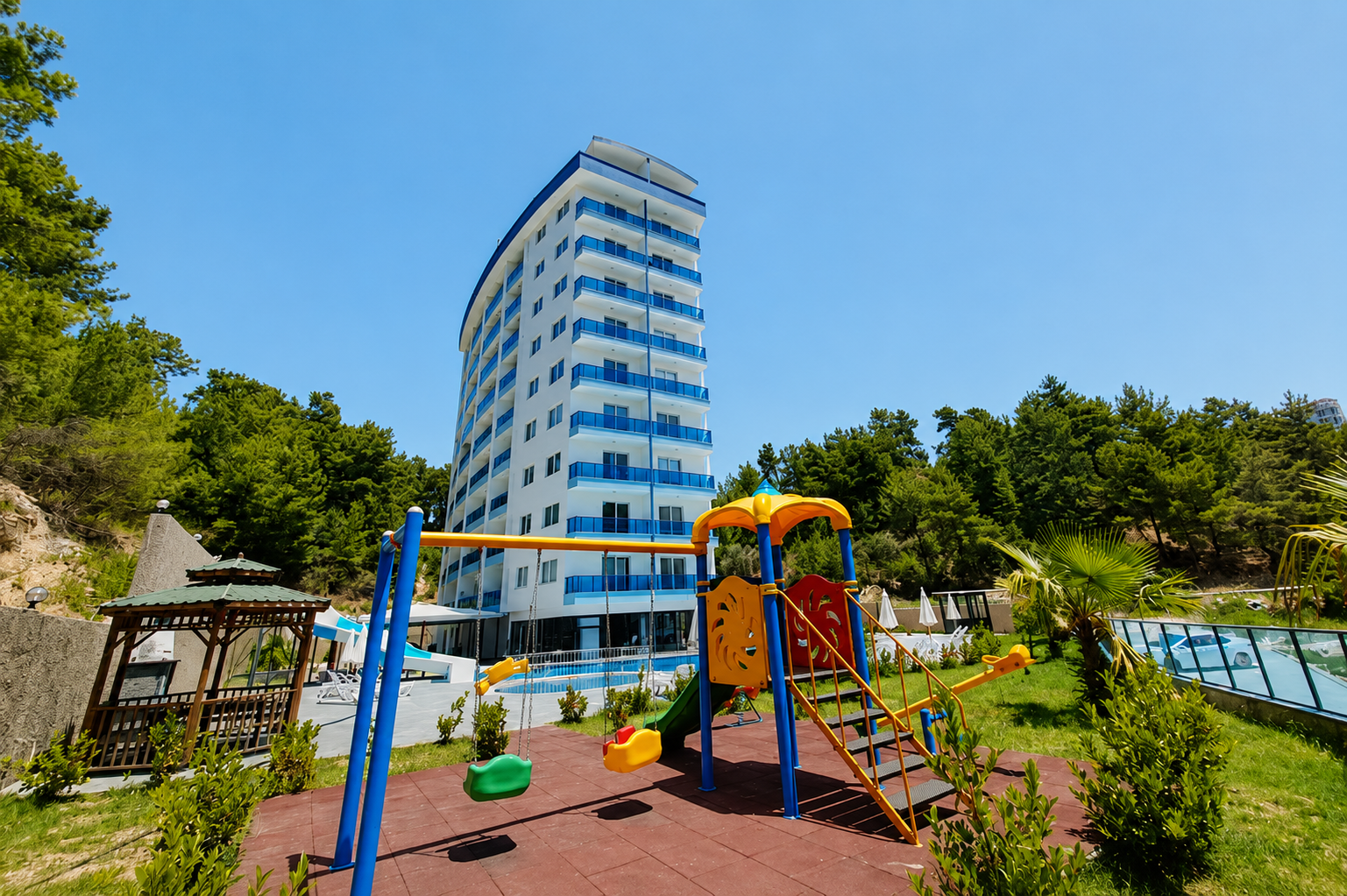 Avsallar'da modern yaşam. Denize sadece 800 metre - 1+1 - 2+1 Dubleksler