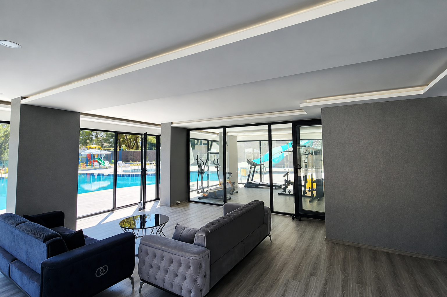 Жилой комплекс Aqua Residence в Авсалларе. 800 метров до моря - квартиры 1+1 и дуплексы 2+1