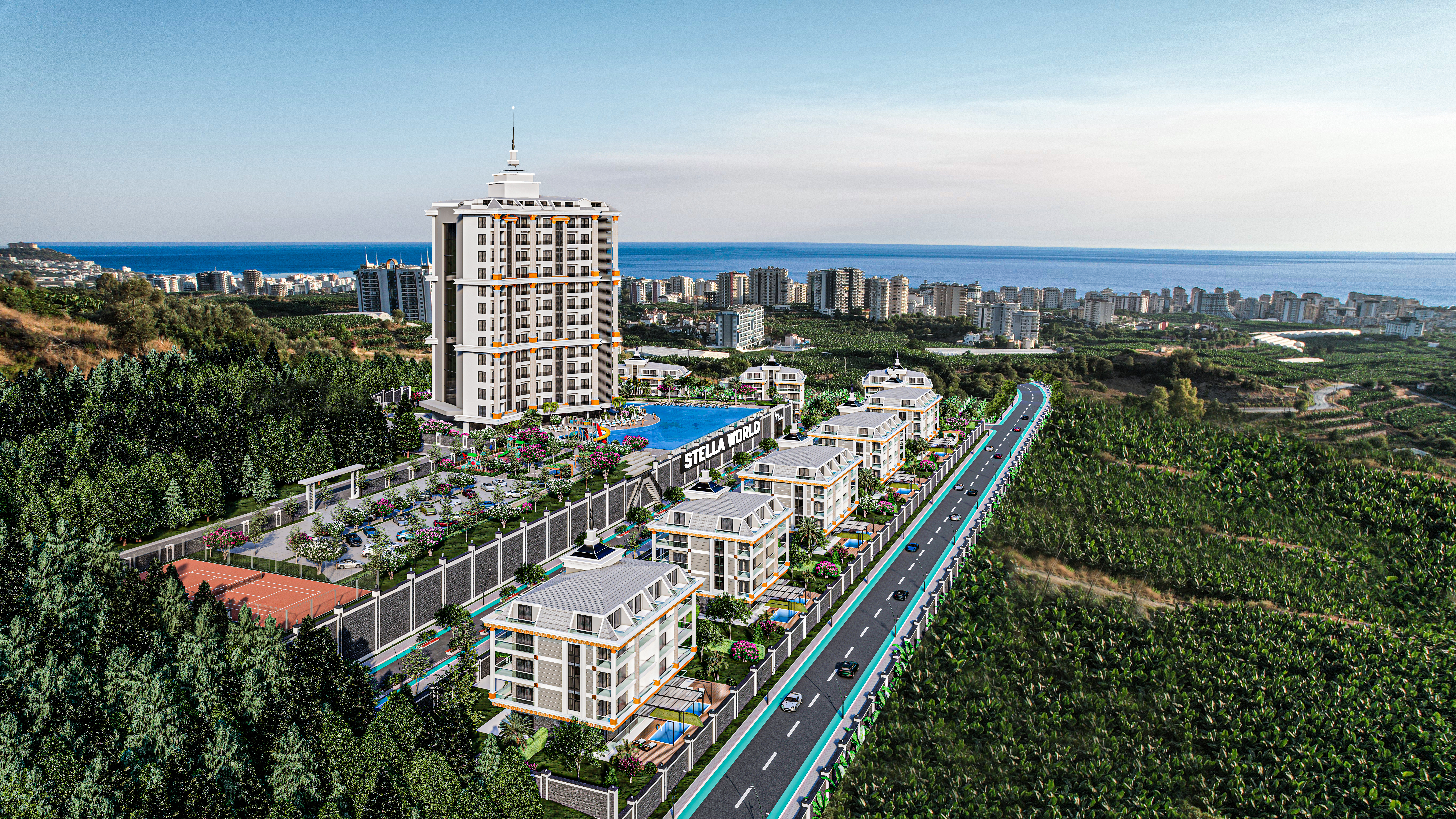 Luksusowy kompleks mieszkaniowy w Mahmutlar - 1+1 - 2+1 - 3+1 - 4+1 + Garden Duplex Luksusowy kompleks mieszkaniowy w Mahmutlar - 1+1 - 2+1 - 3+1 - 4+1 + Garden Duplex