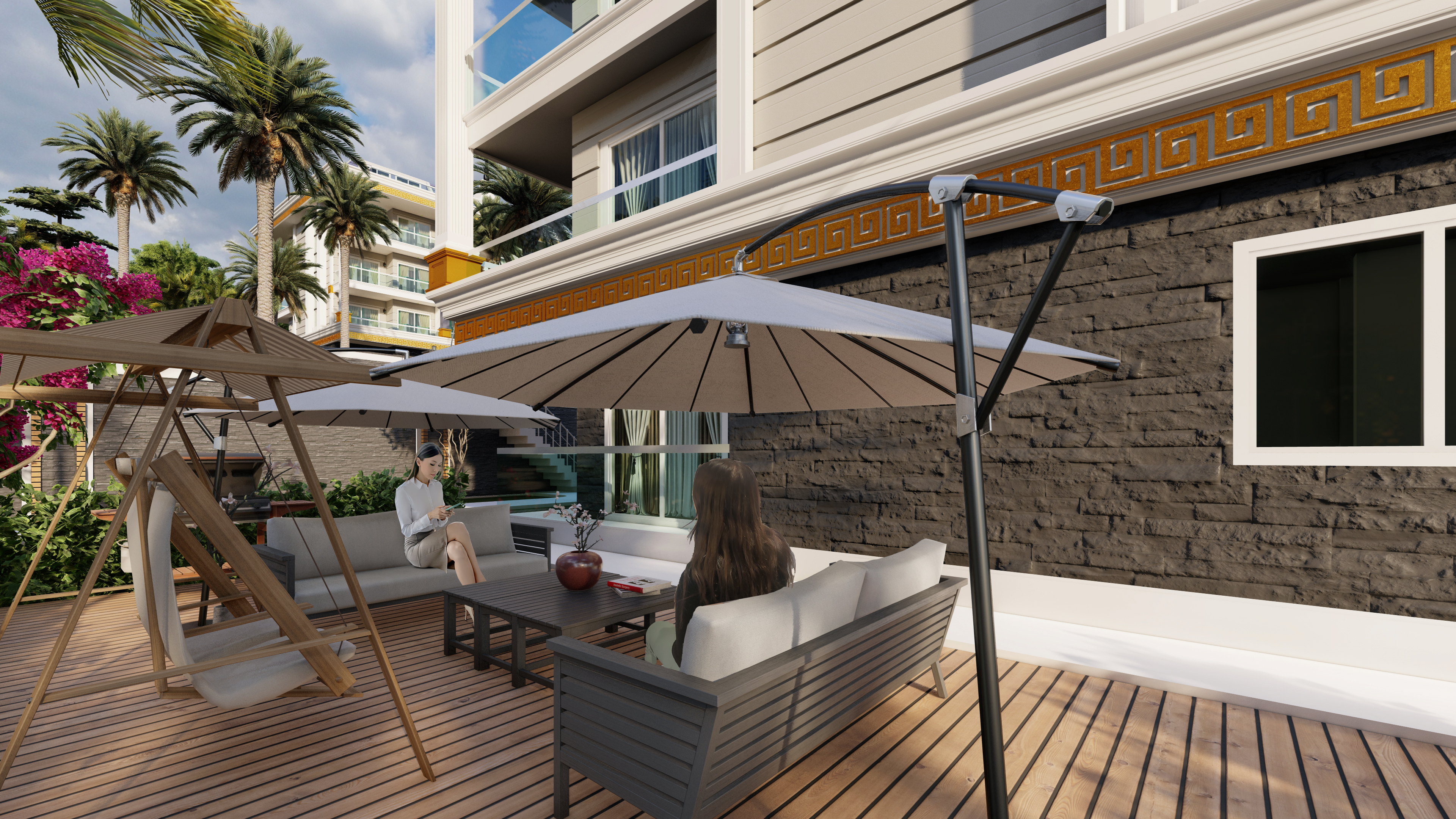 Luksusowy kompleks mieszkaniowy w Mahmutlar - 1+1 - 2+1 - 3+1 - 4+1 + Garden Duplex Luksusowy kompleks mieszkaniowy w Mahmutlar - 1+1 - 2+1 - 3+1 - 4+1 + Garden Duplex